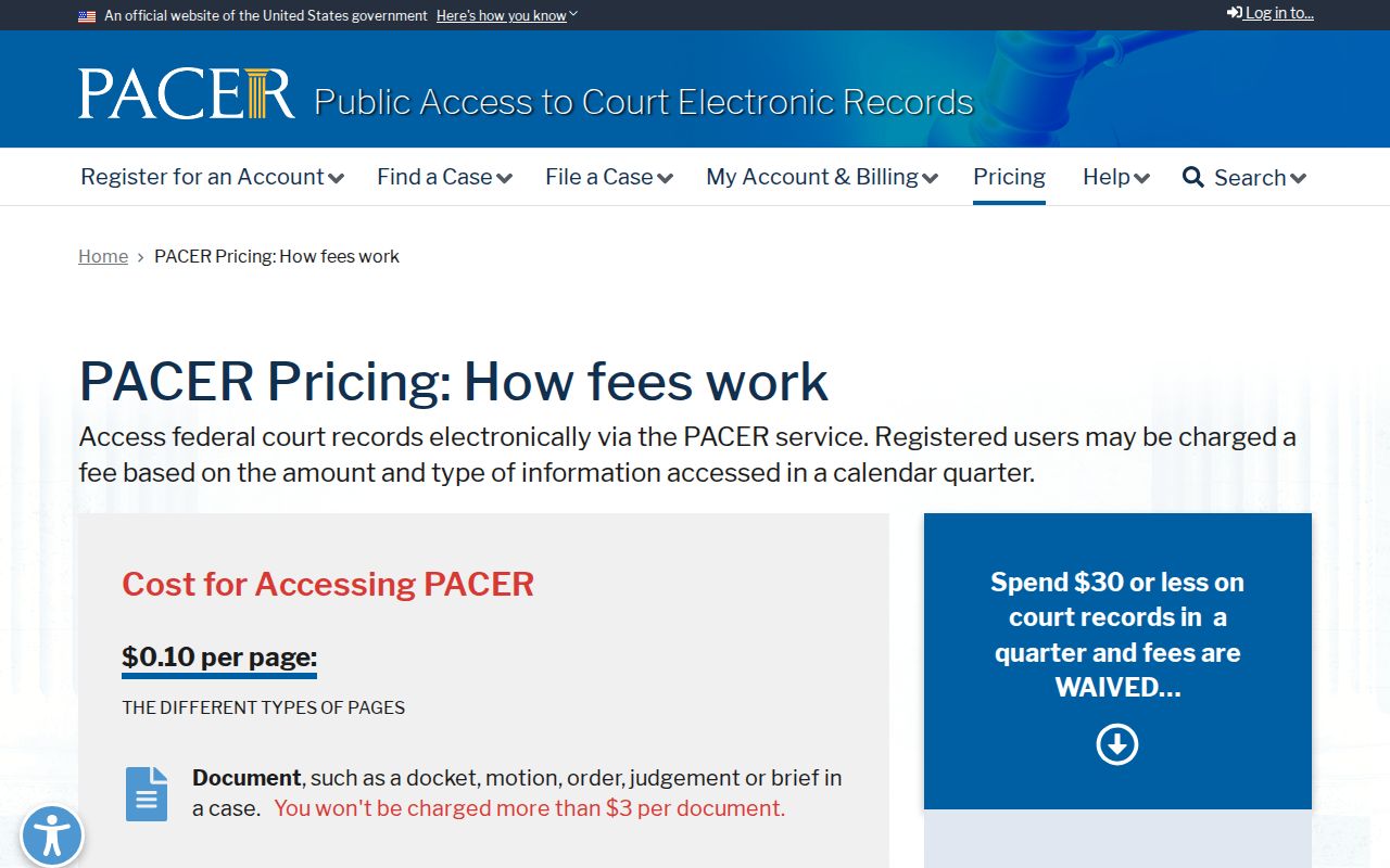 Brooks County warrant records federal PACER search information